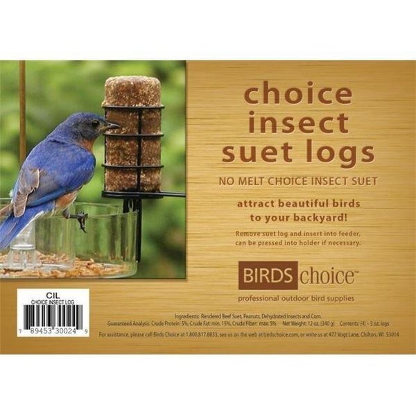 Birds Choice CIL Choice insect Suet Logs, Birds Choice, Mfr#: CIL